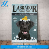 Labrador Retriever Dog Bath Company Canvas Wall Art, Wall Decor Visual Art