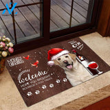 Labrador Retriever Join Our Party Christmas Doormat