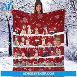 Labrador Retriever Merry Christmas Noel Blanket Gift For Dog Lovers, Gift For Christmas, Birthday Gift Home Decor Bedding Couch Sofa Soft and Comfy Cozy