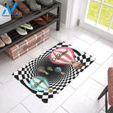 Labrador Retriever Welcome Hot Balloon Doormat Indoor And Outdoor Mat Entrance Rug Sweet Home Decor Housewarming Gift Gift For Friend Family Stem Feminist