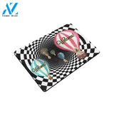 Labrador Retriever Welcome Hot Balloon Doormat Indoor And Outdoor Mat Entrance Rug Sweet Home Decor Housewarming Gift Gift For Friend Family Stem Feminist