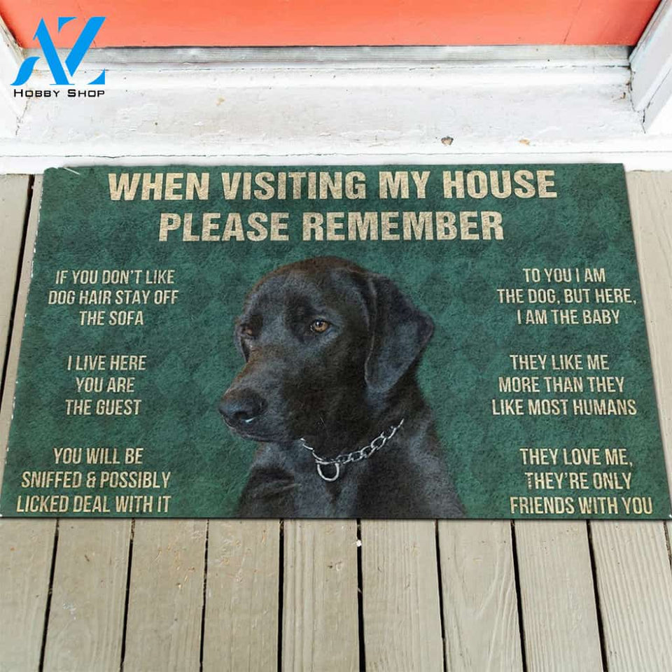 Labrador Retriever's Rules Doormat