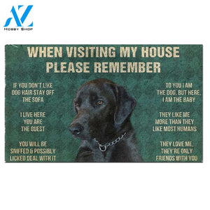 Labrador Retriever's Rules Doormat