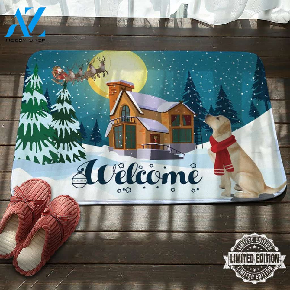 Labrador Xmas Welcome Doormat