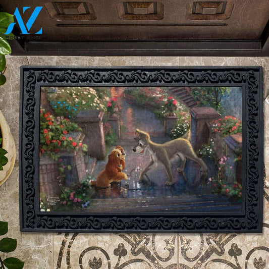 Lady And The Tramp Doormat - 18" x 30"