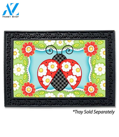 Ladybug Welcome Doormat - 18" x 30"