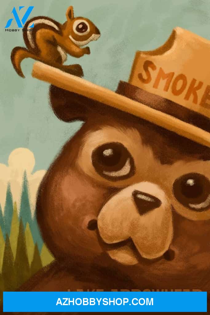 Lake Arrowhead California Smokey Bear And Squirrel 