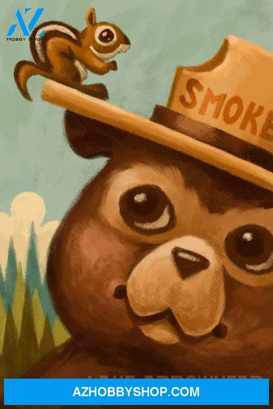 Lake Arrowhead California Smokey Bear And Squirrel 