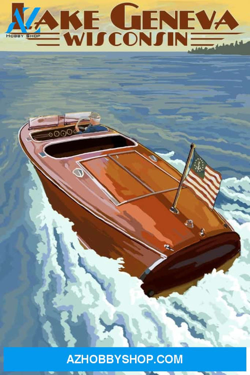 Lake Geneva Wisconsin Wooden Wooden Boat