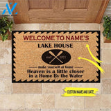 Lake House Custom Doormat Welcome To The Lake House | WELCOME MAT | HOUSE WARMING GIFT