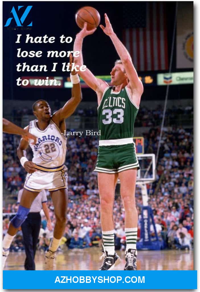 Larry Bird Motivational Sport Basketball Canvas And Poster Wall Art