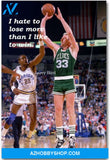 Larry Bird Motivational Sport Basketball Canvas And Poster Wall Art
