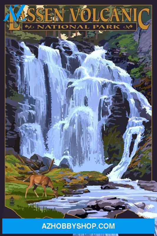 Lassen Volcanic National Park California Kings Creek Falls