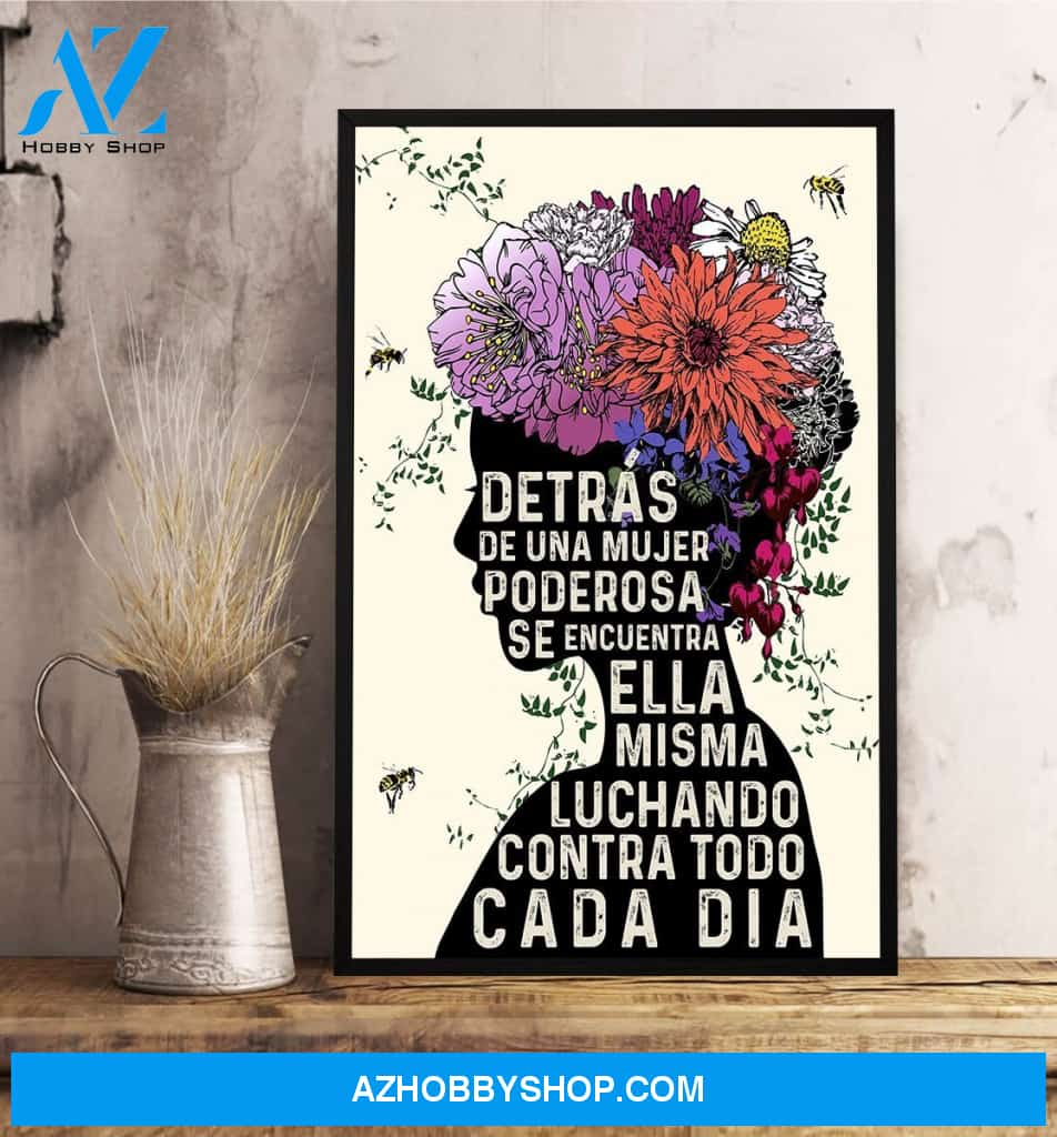 Latin Girl Quote Poster Canvas Wall Decor Visual Art