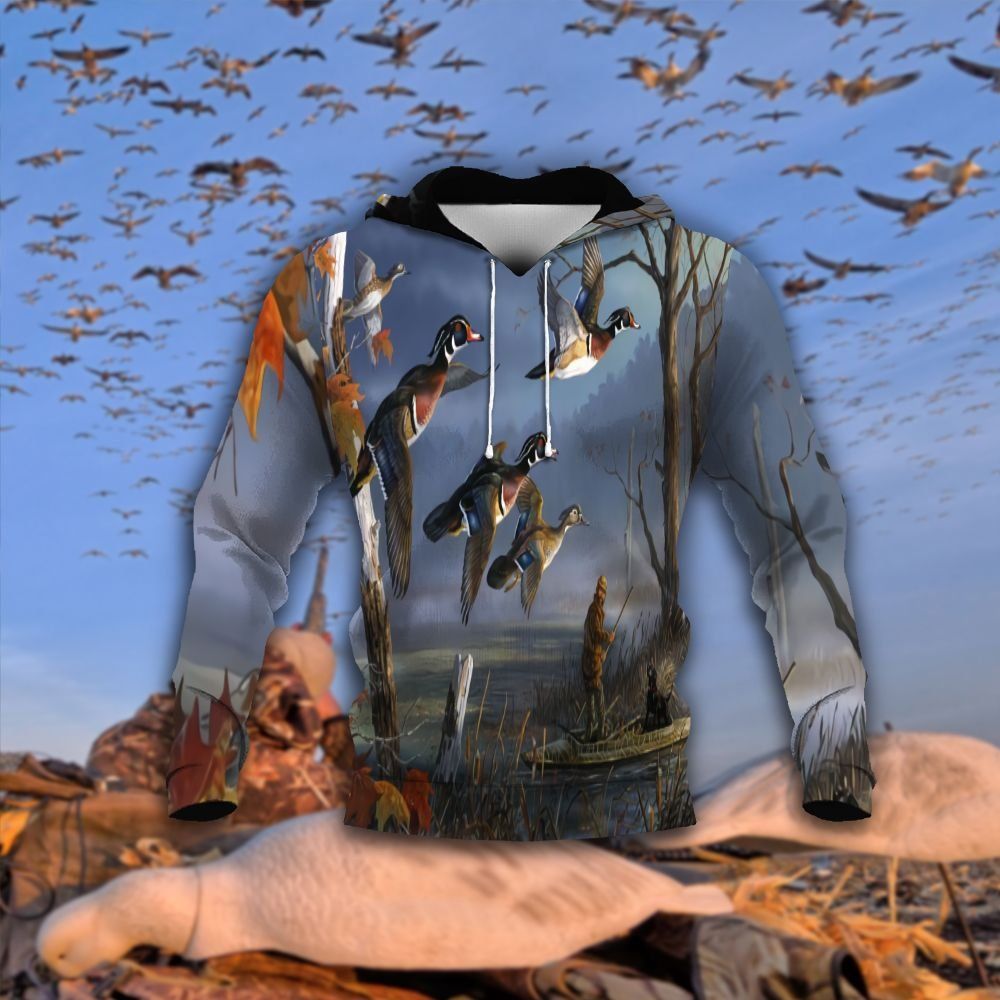 Duck Hunting Tthj Nvm Unisex 3d Hoodie