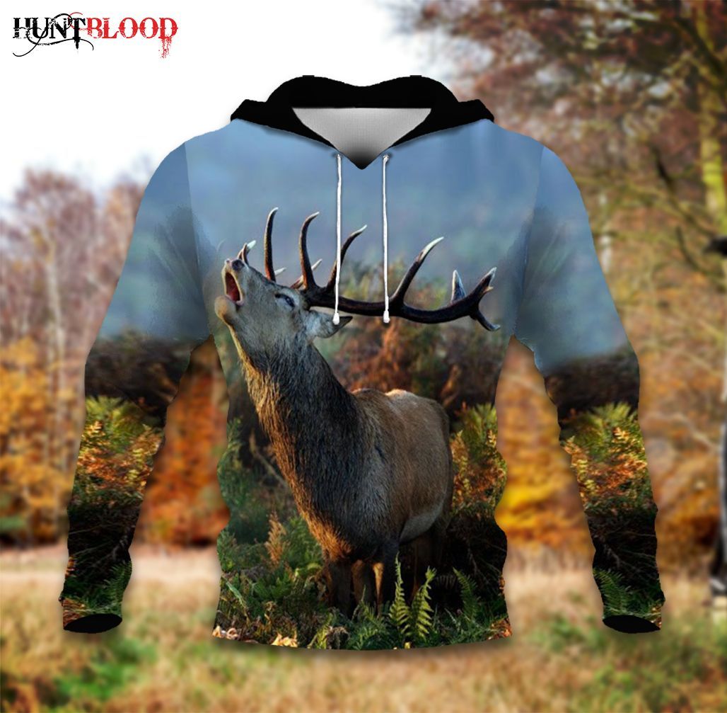 Elk Hunting Lht Nvtj Unisex 3d Hoodie