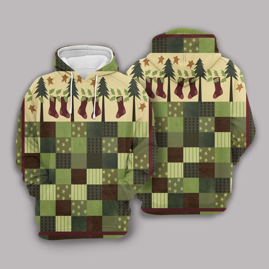 Christmas Green Perfect Unisex 3d Hoodie