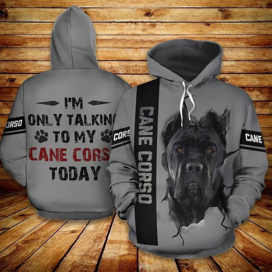 Cane Corso Grey Cool Unisex 3d Hoodie