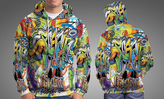 Graffiti Artwork Pullover Unisex 3d Hoodie