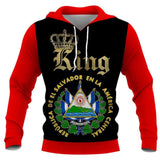El Salvador Valentine King Red Unique Unisex 3d Hoodie