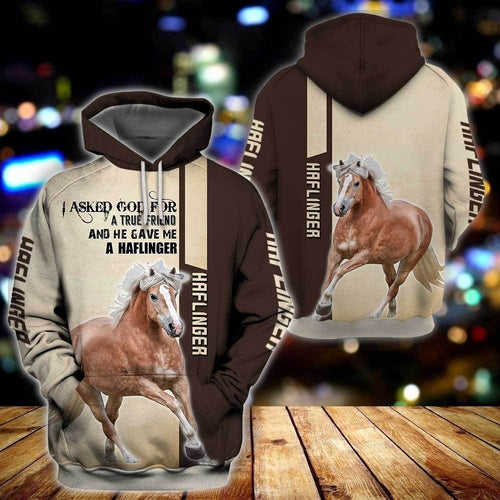 Haflinger True Friend Pullover Unisex 3d Hoodie