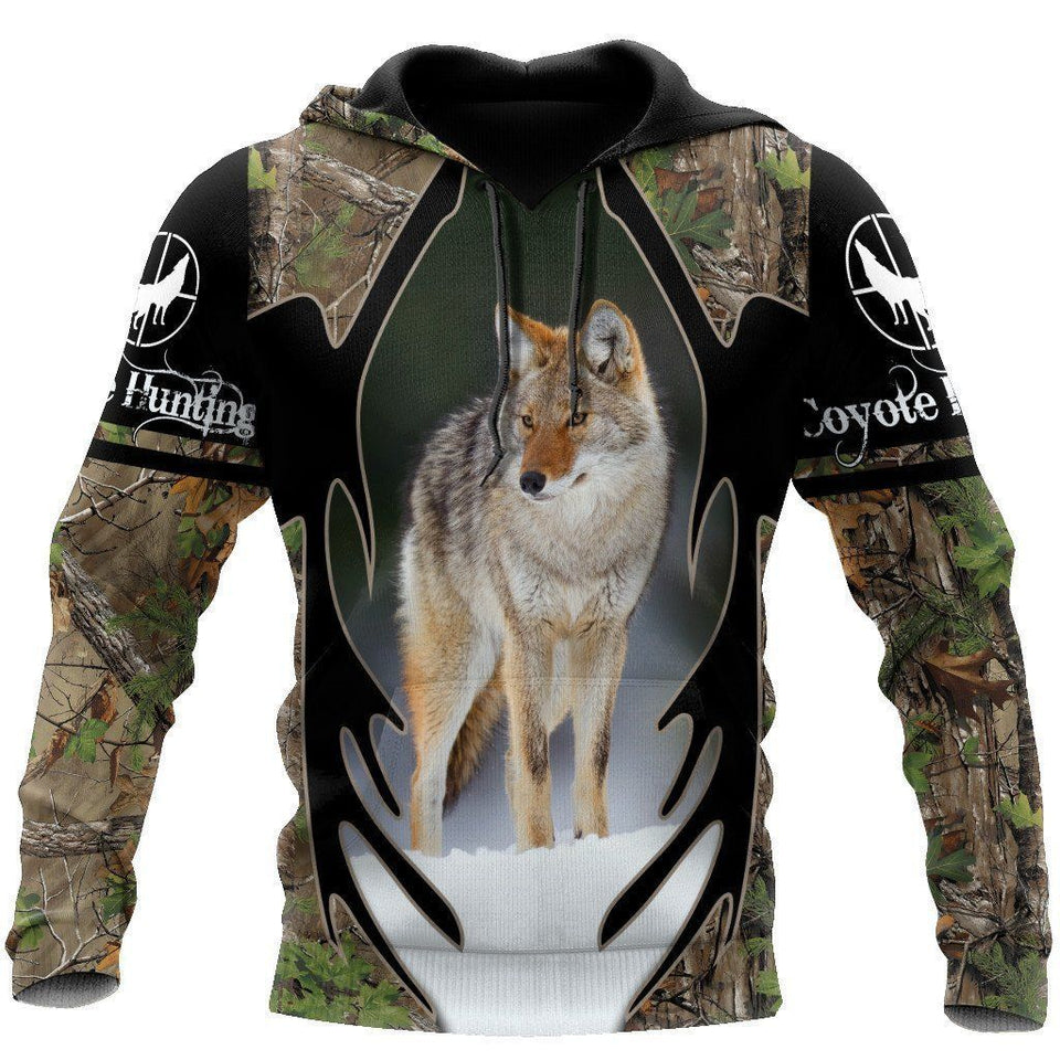 Coyote Hunting Camouflage Awesome Unisex 3d Hoodie