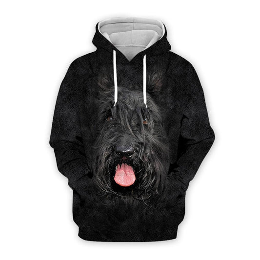 Schnauzer Black Cute Unisex 3d Hoodie