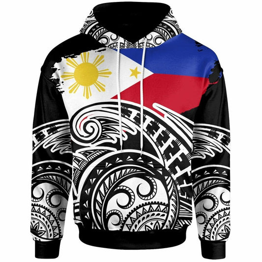Philippines Ethnic With Round Black White Pattern Unique Unisex 3d Hoodie