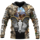 Deer Hunting Camo Unisex 3d Hoodie