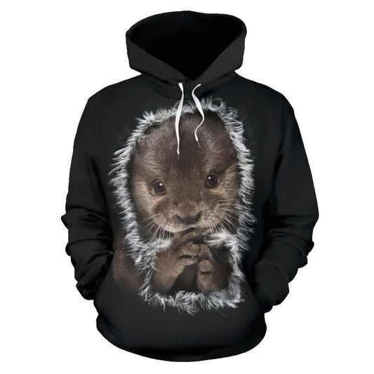 Otter Otter The Break Black Awesome Unisex 3d Hoodie