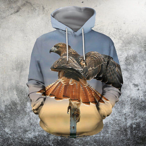 Red Tail Hawk Unique Unisex 3d Hoodie