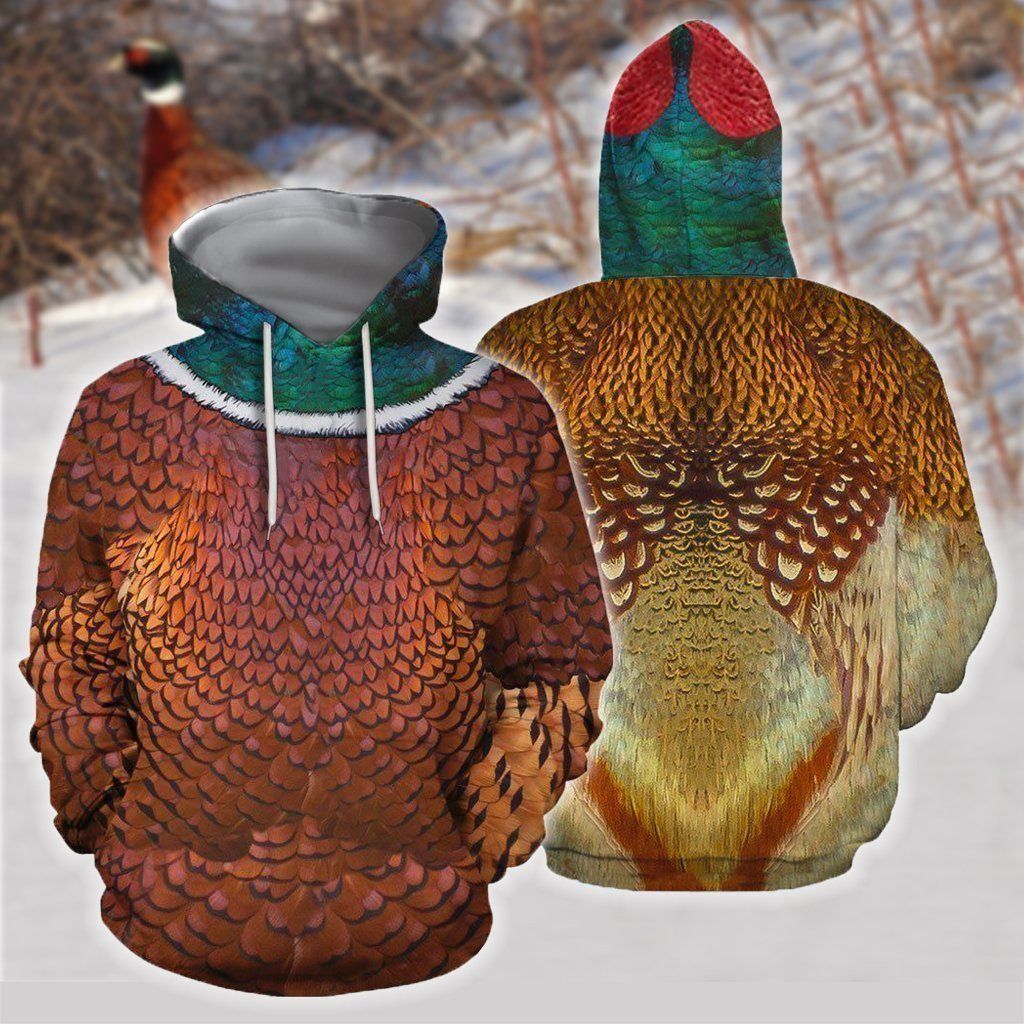 Pheasant Cover Prints Pullover Unisex 3d Hoodie