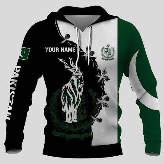 Pakistan Markhor Personalized Best Unisex 3d Hoodie