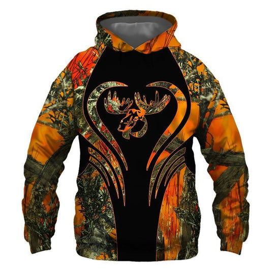 Country Girl Moose Camouflage Awesome Unisex 3d Hoodie