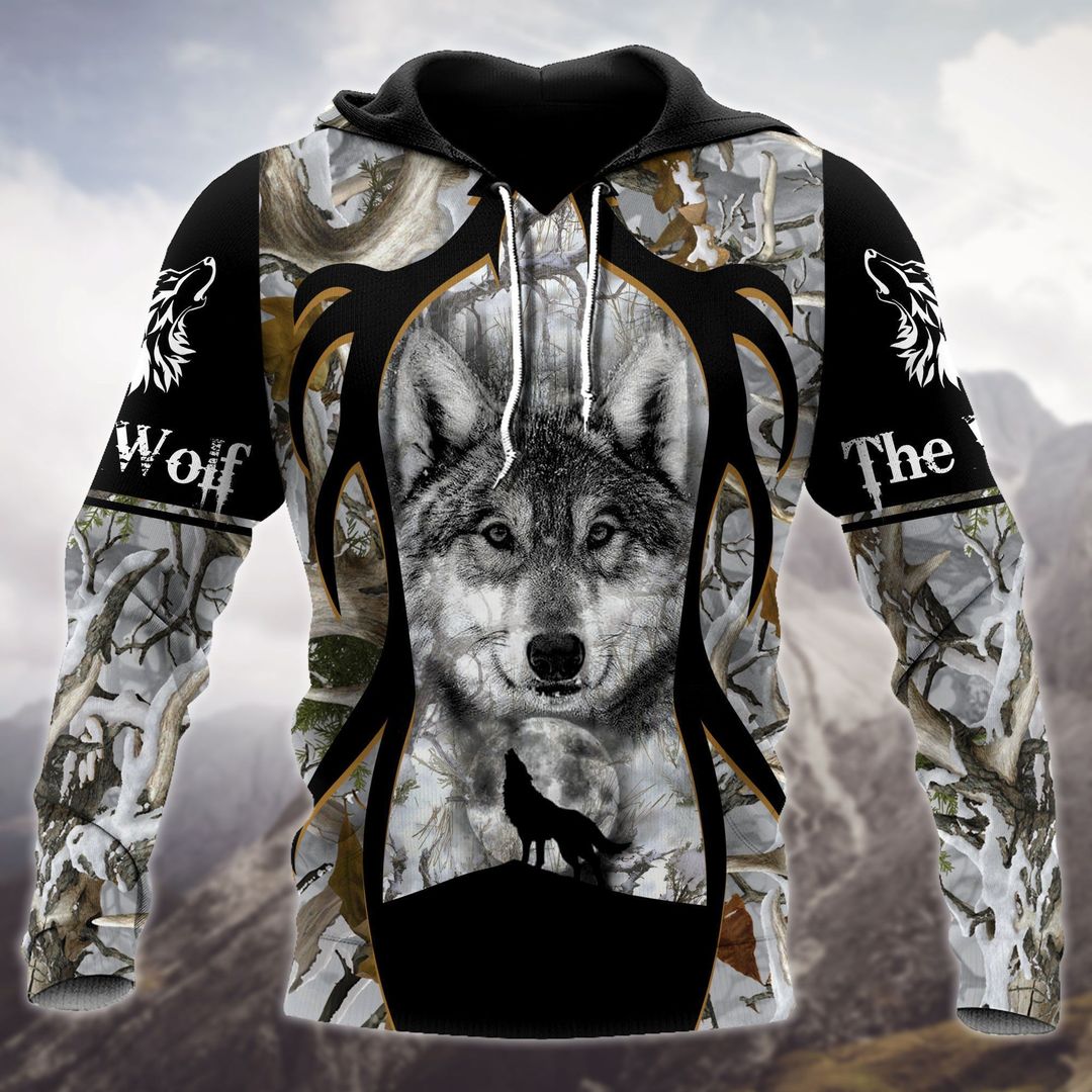 Wolf Camouflage Awesome Unisex 3d Hoodie
