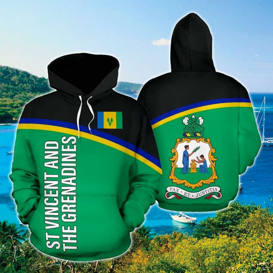 Saint Vincent And The Grenadines Unique Unisex 3d Hoodie