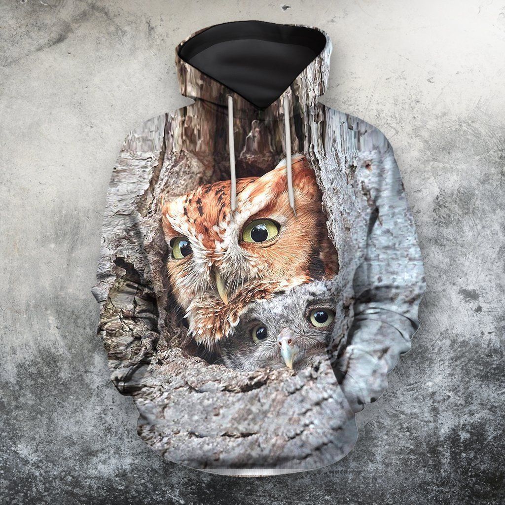 Owl Camouflage Amazing Unisex 3d Hoodie