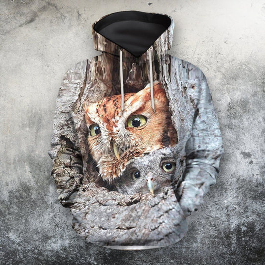 Owl Camouflage Amazing Unisex 3d Hoodie
