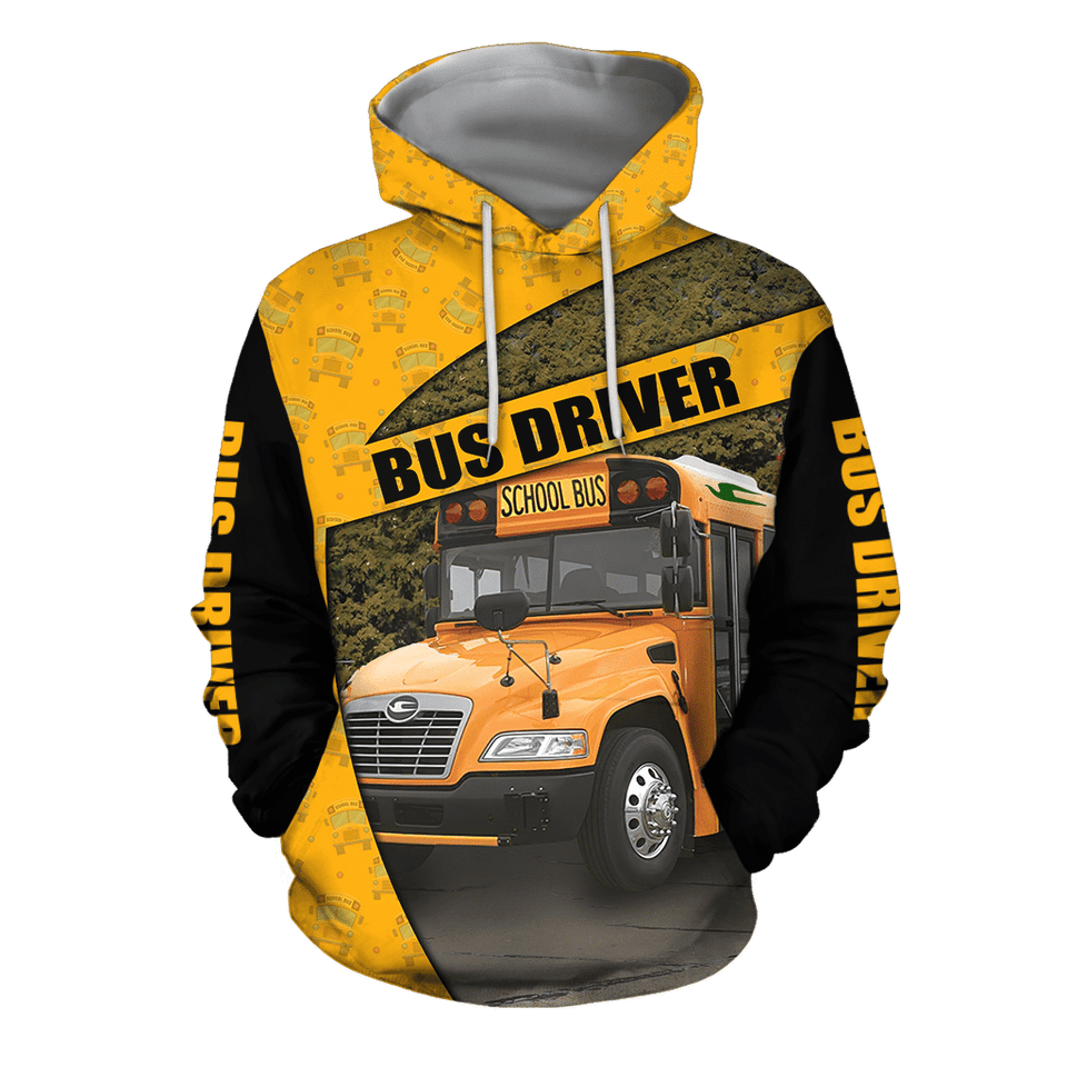 Blue Bird Bus Driverhoodie Unisex 3d Hoodie