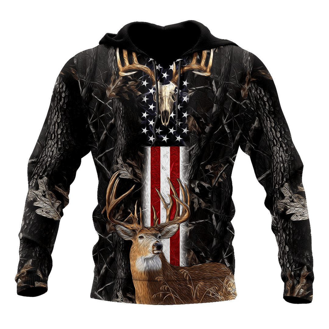 Whitetail Hunter Camouflage Awesome Unisex 3d Hoodie