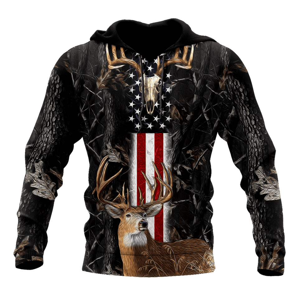 Whitetail Hunter Camouflage Awesome Unisex 3d Hoodie