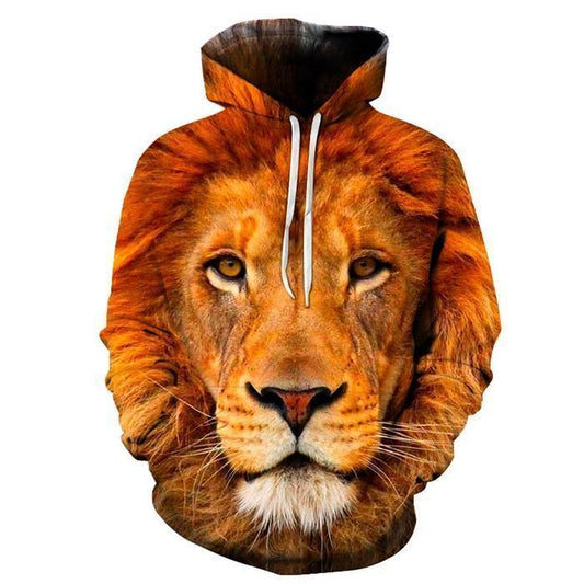 Stare Into A Lions Eyes Unisex 3d Hoodie