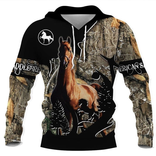 American Saddlebred Camouflage Unique Unisex 3d Hoodie