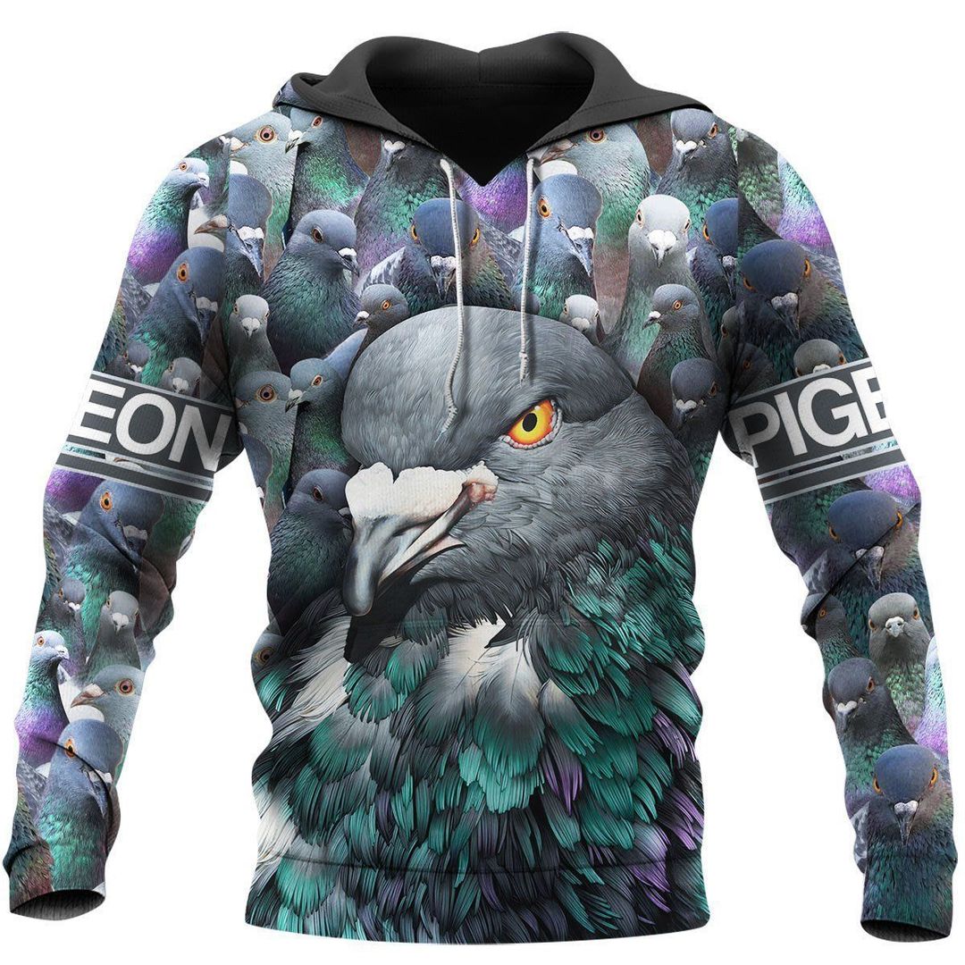 Beautiful Pigeon Cute Design Unisex 3d Hoodie