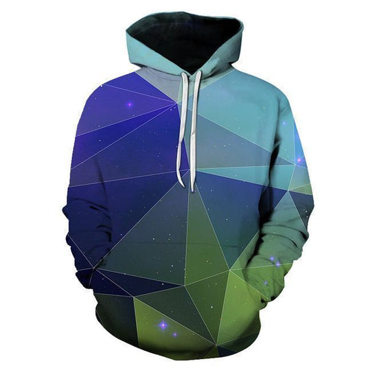 Colorful Geometric Pattern Unisex 3d Hoodie All Over Print