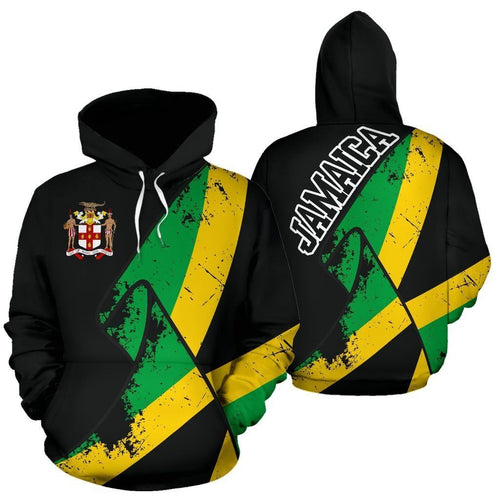 Jamaica Special Grunge Flag Pullover Unisex 3d Hoodie