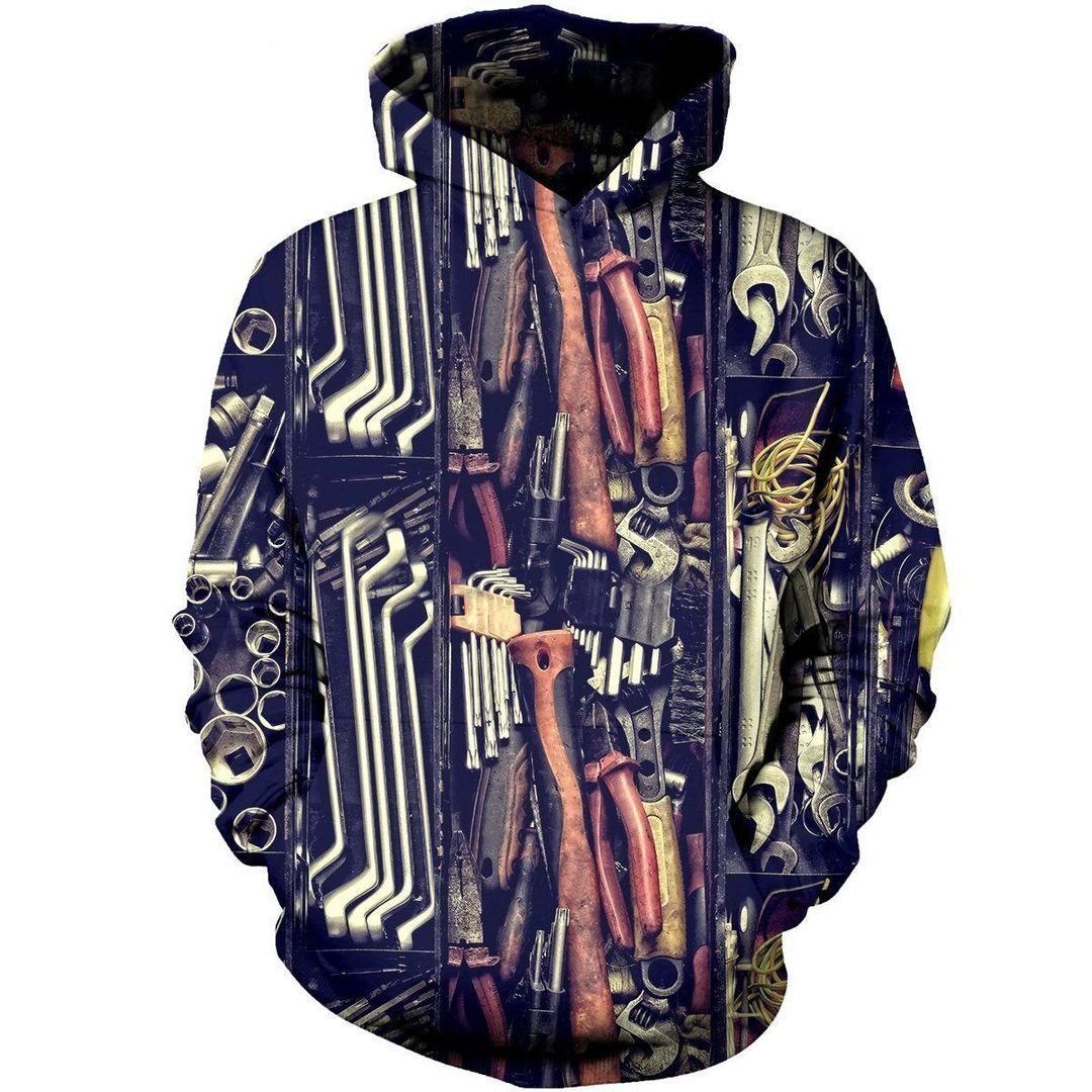 Mechanic Repair Toolss Unisex 3d Hoodie