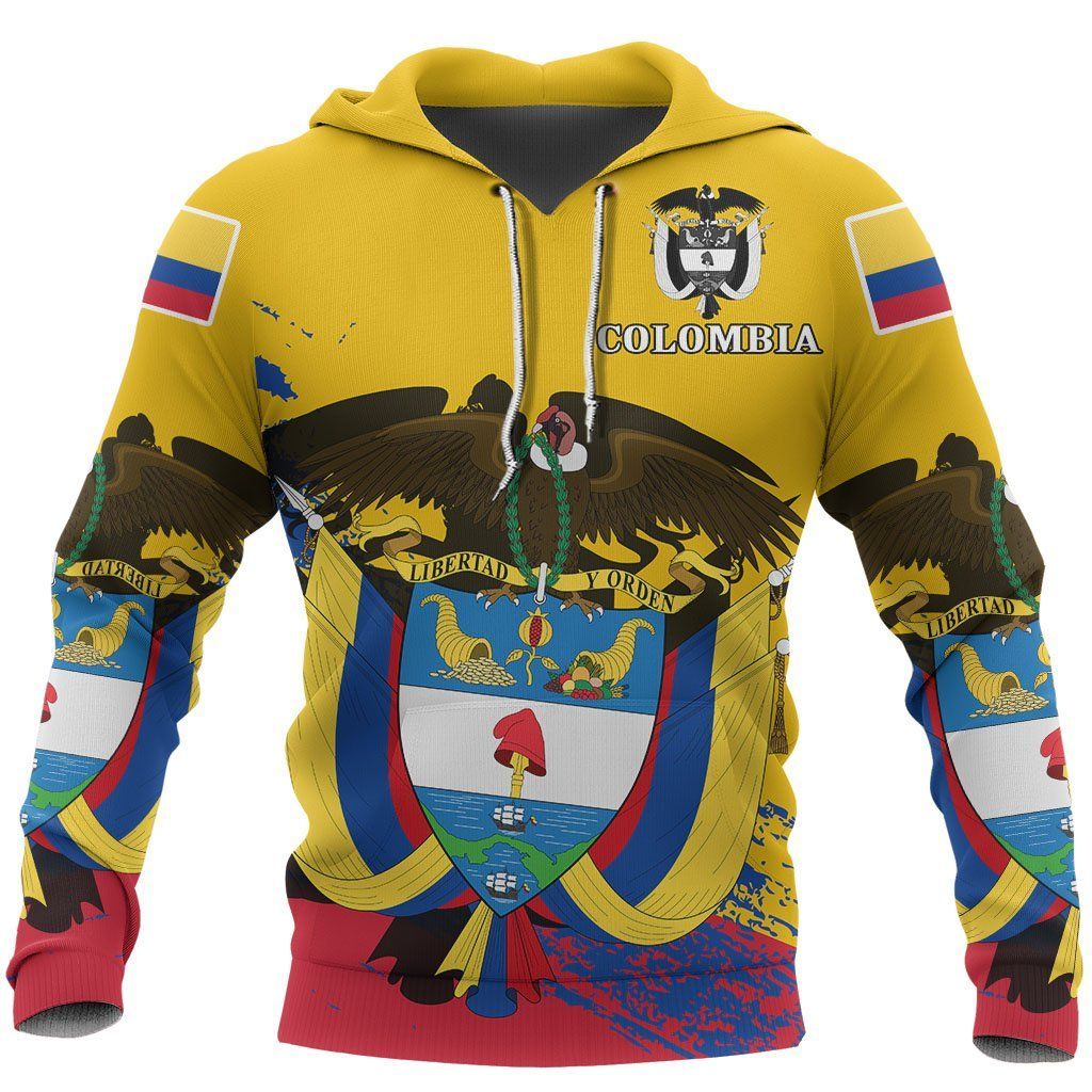 Colombia Special Unisex 3d Hoodie All Over Print