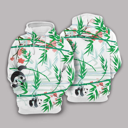 Panda And Bamboo Unisex 3d Hoodie