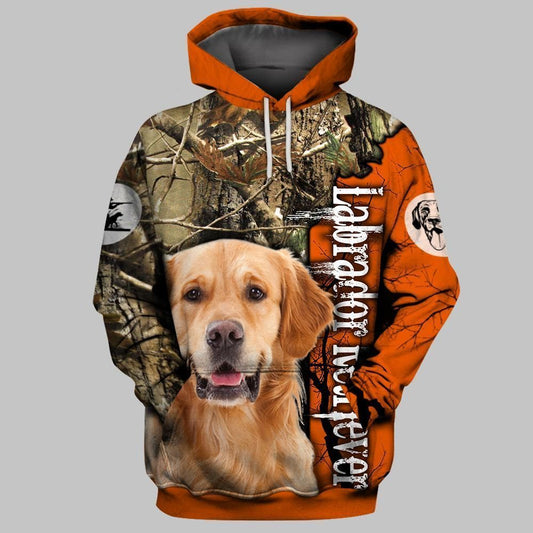 Labrador Retriever Unisex 3d Hoodie